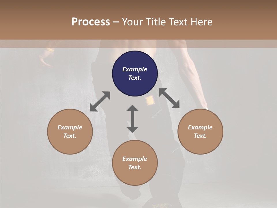 White Stand Dance PowerPoint Template