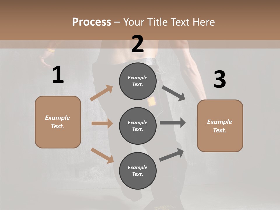 White Stand Dance PowerPoint Template