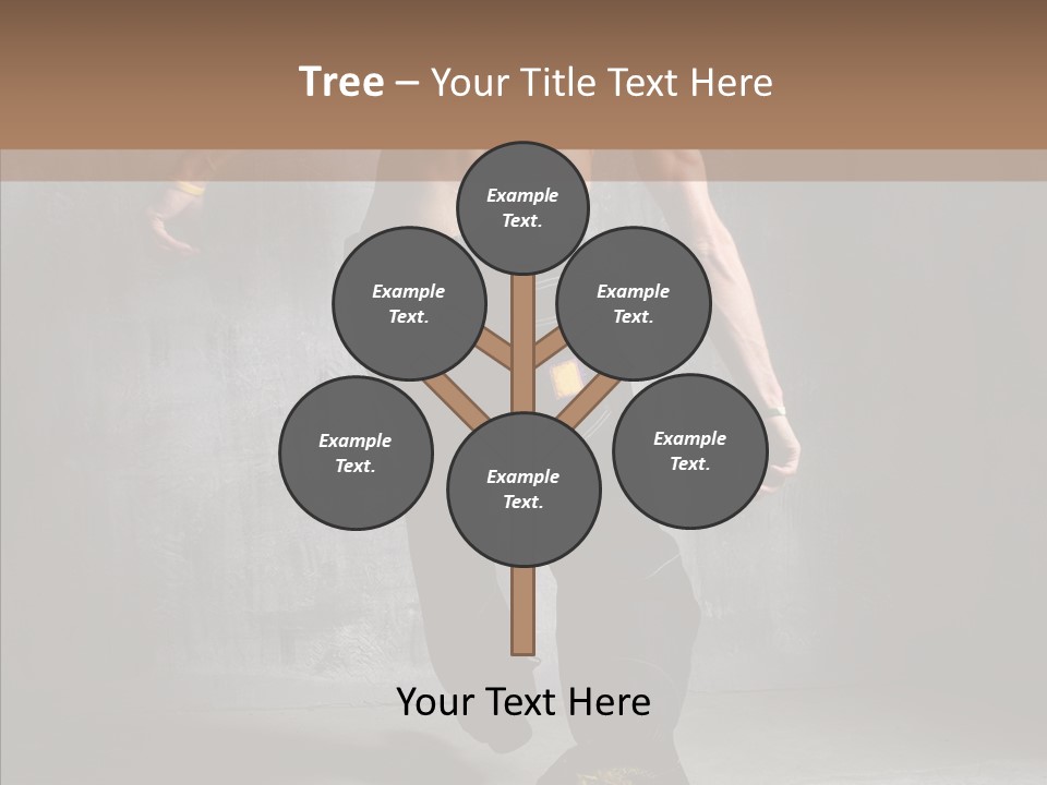 White Stand Dance PowerPoint Template