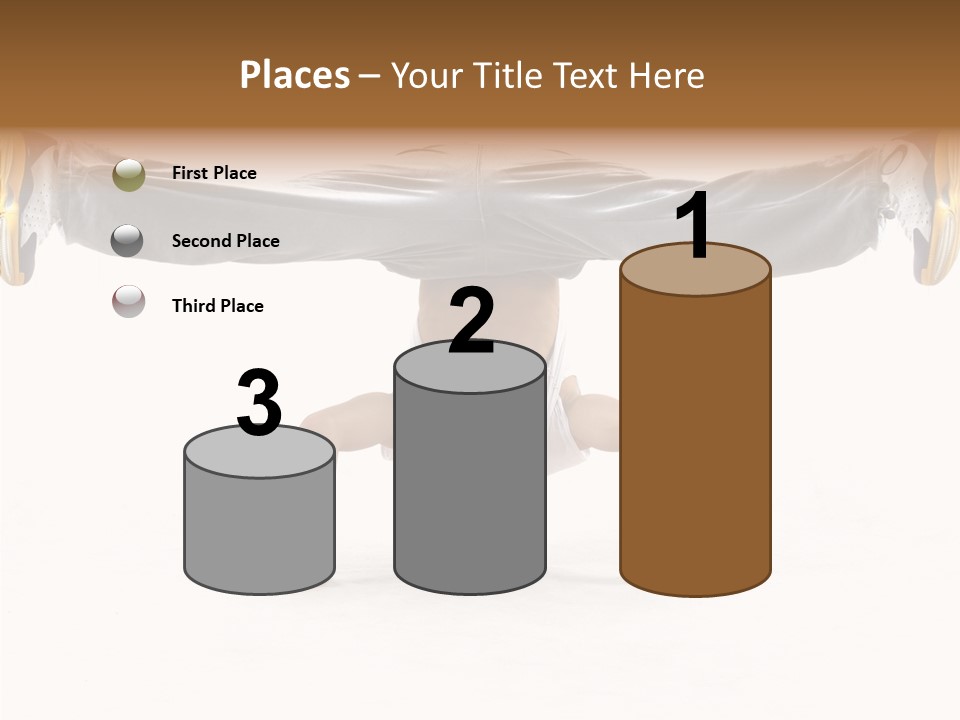 Dancer Hip Balance PowerPoint Template