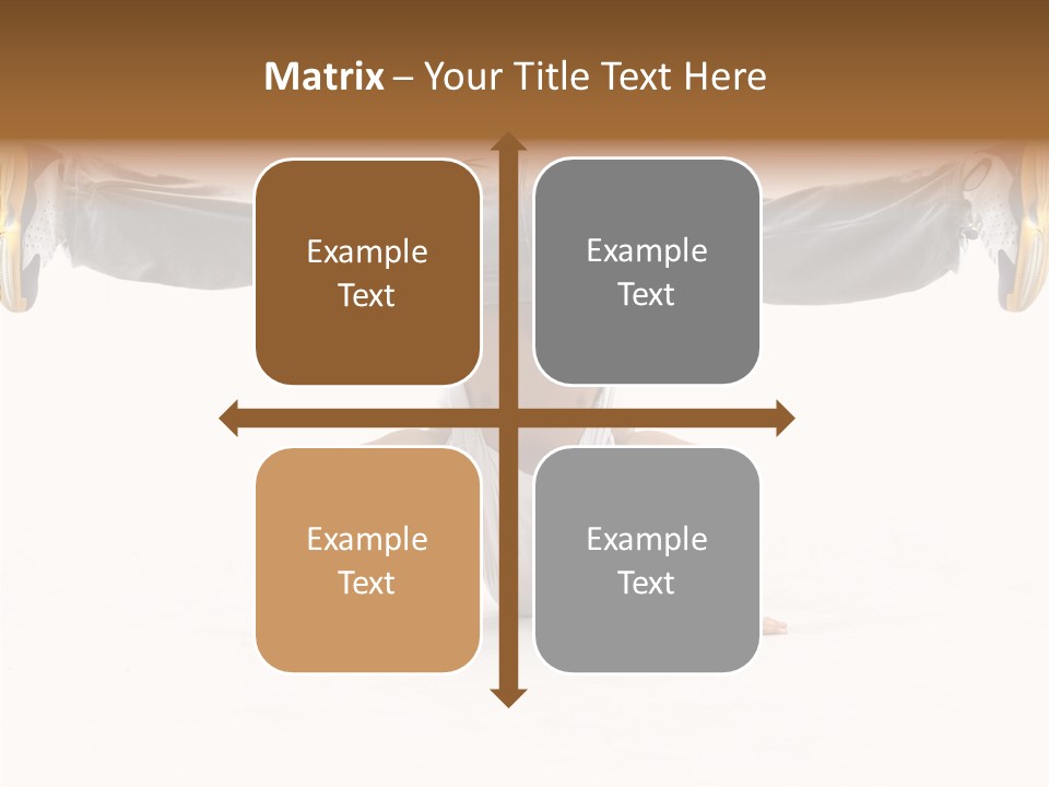 Dancer Hip Balance PowerPoint Template