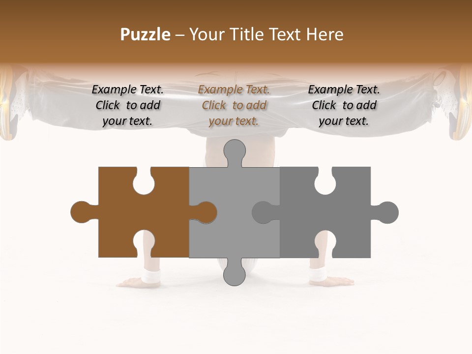 Dancer Hip Balance PowerPoint Template