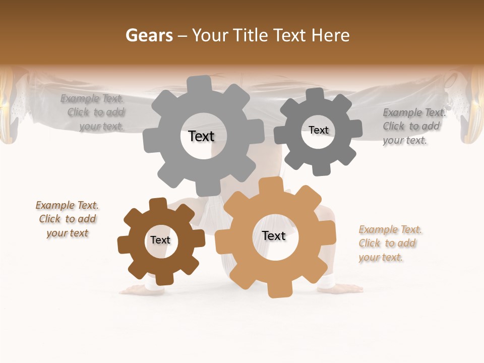 Dancer Hip Balance PowerPoint Template