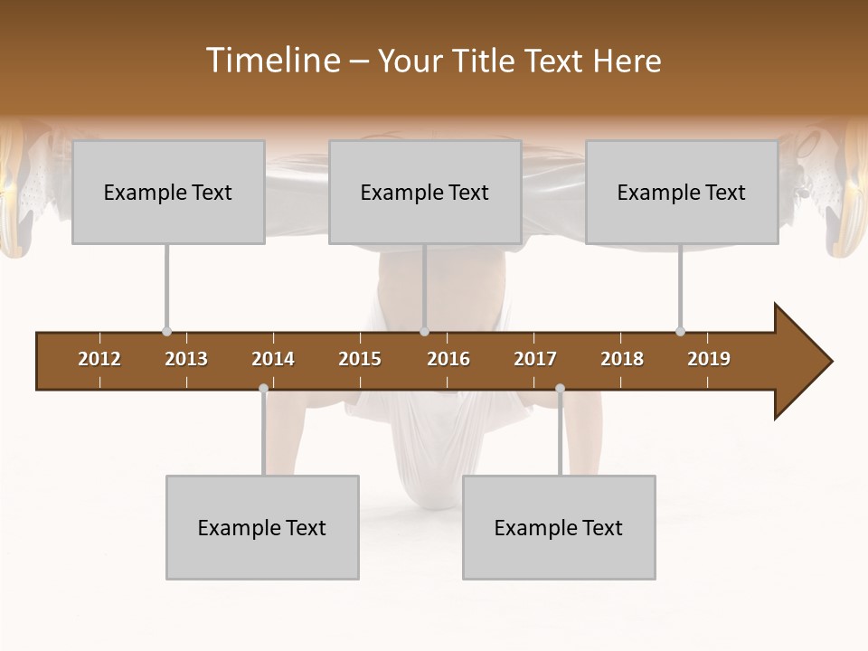 Dancer Hip Balance PowerPoint Template