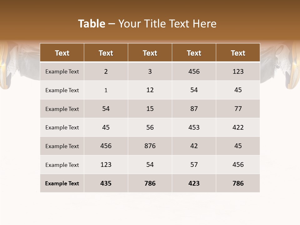 Dancer Hip Balance PowerPoint Template