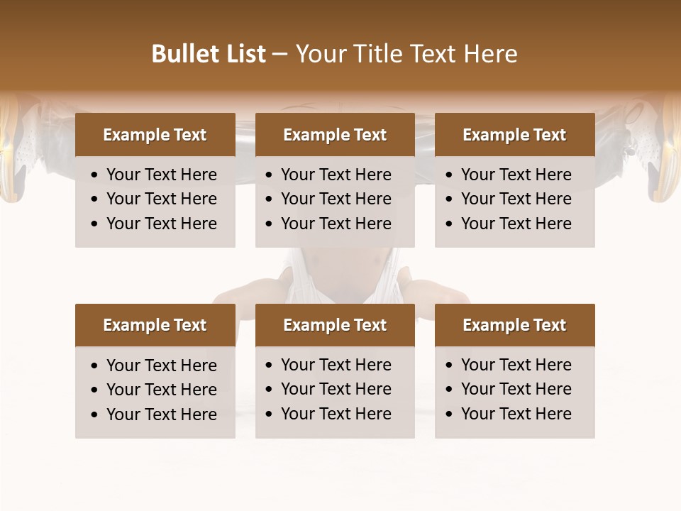 Dancer Hip Balance PowerPoint Template