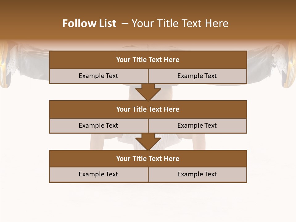 Dancer Hip Balance PowerPoint Template
