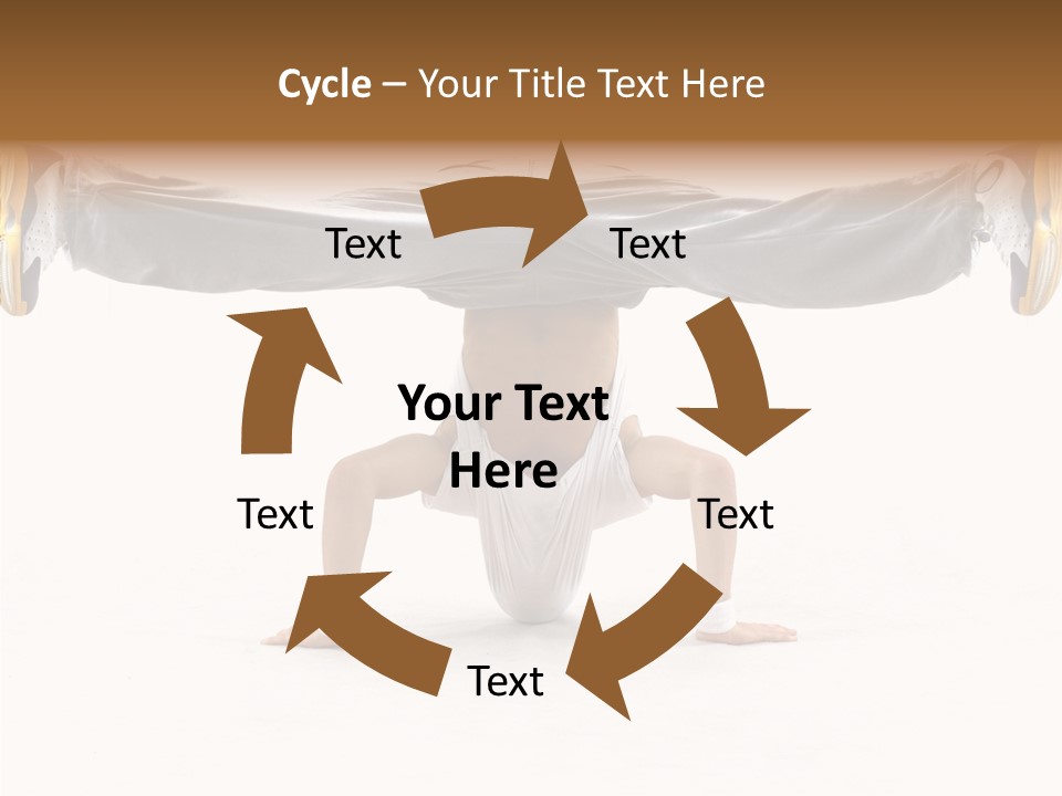 Dancer Hip Balance PowerPoint Template