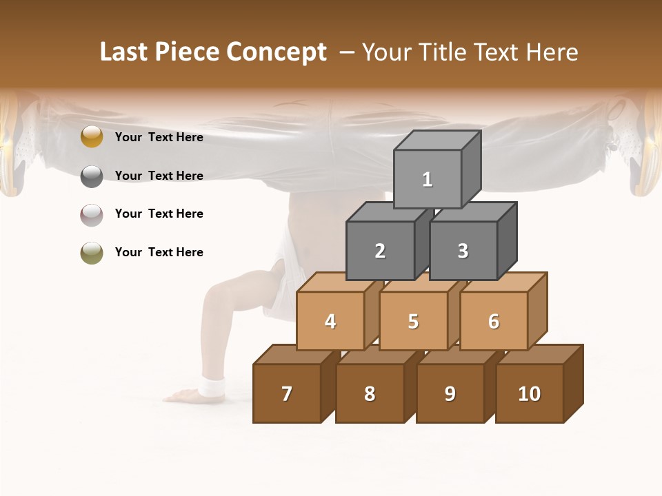 Dancer Hip Balance PowerPoint Template