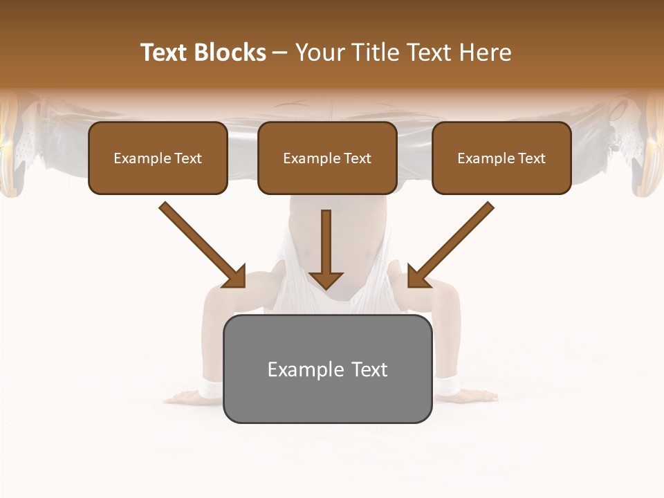 Dancer Hip Balance PowerPoint Template