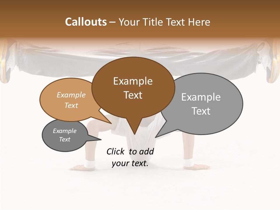 Dancer Hip Balance PowerPoint Template