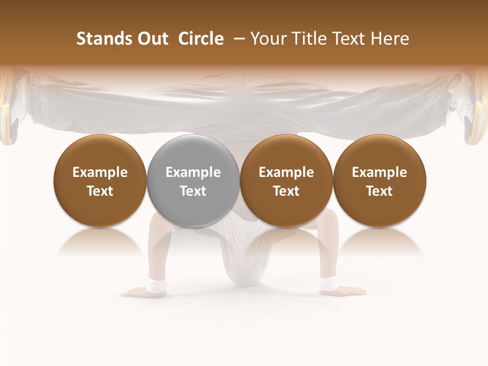 Dancer Hip Balance PowerPoint Template