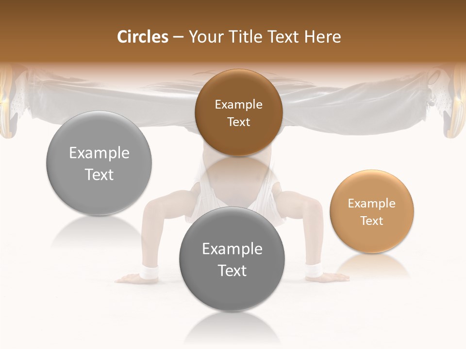 Dancer Hip Balance PowerPoint Template