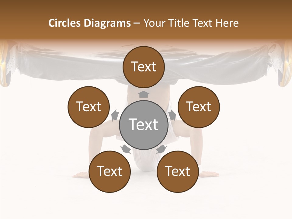 Dancer Hip Balance PowerPoint Template