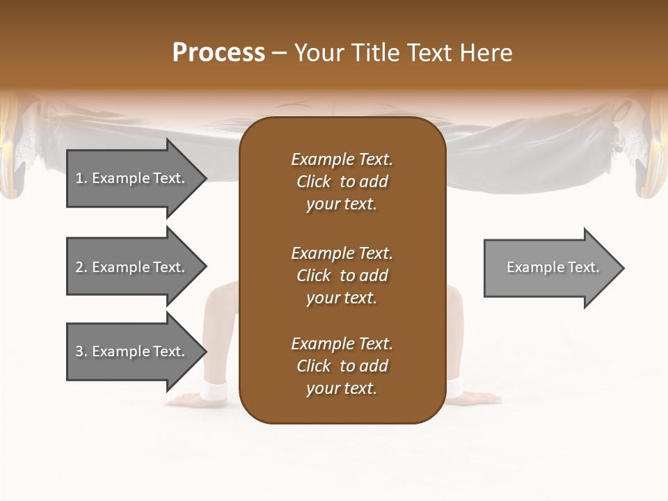 Dancer Hip Balance PowerPoint Template