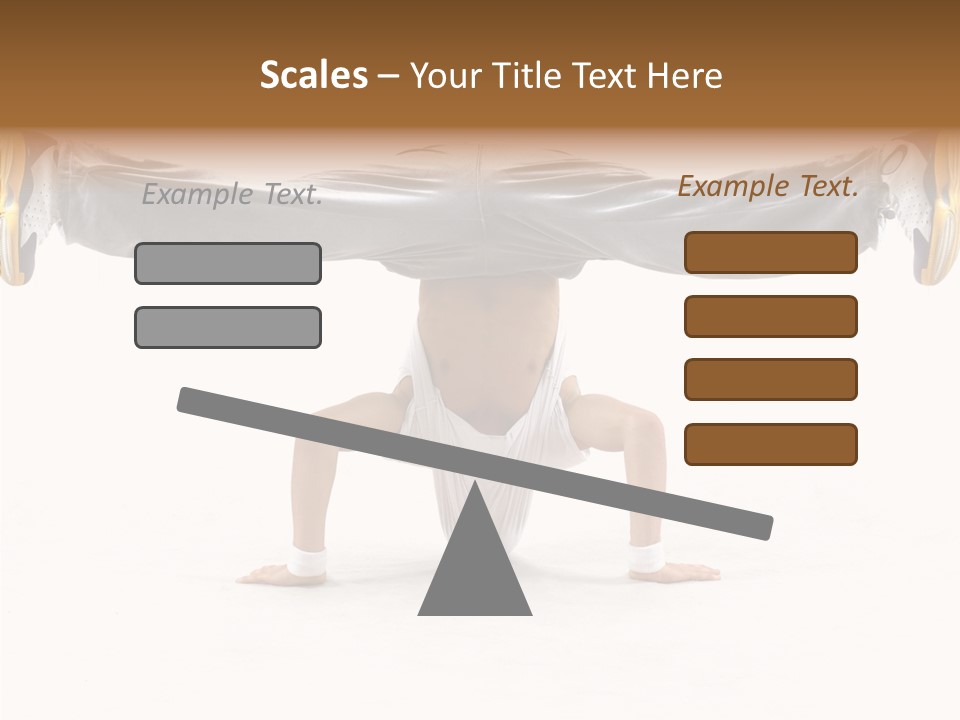 Dancer Hip Balance PowerPoint Template