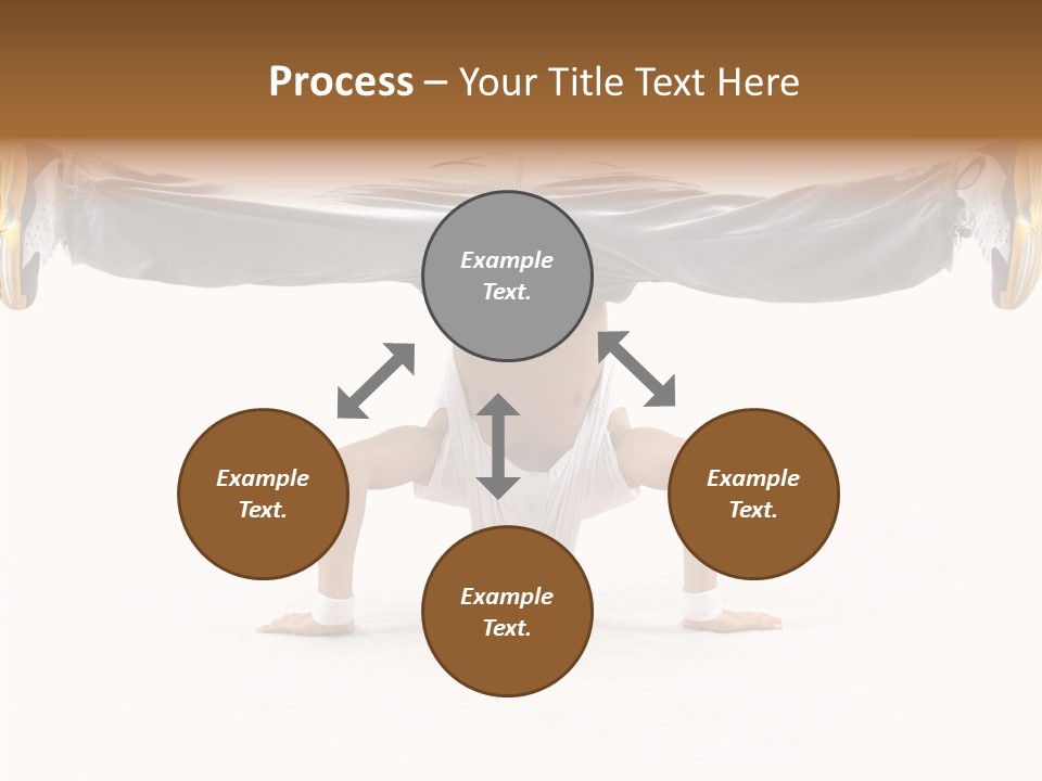 Dancer Hip Balance PowerPoint Template