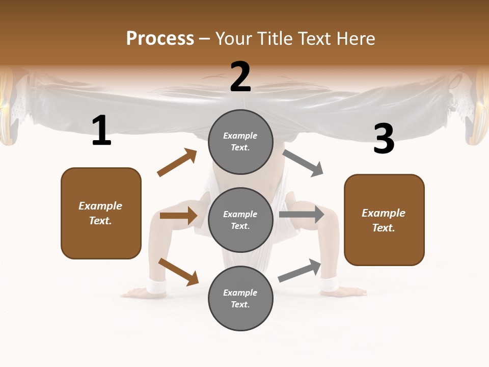 Dancer Hip Balance PowerPoint Template