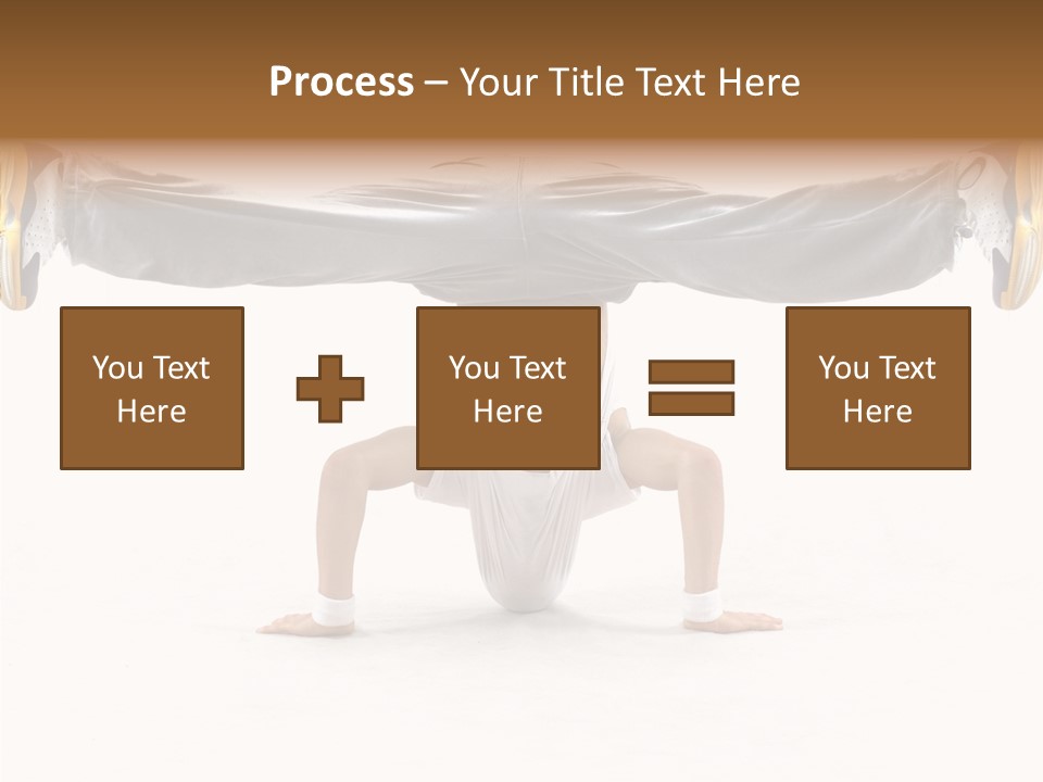 Dancer Hip Balance PowerPoint Template