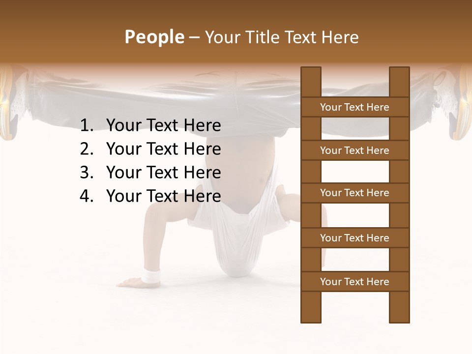 Dancer Hip Balance PowerPoint Template