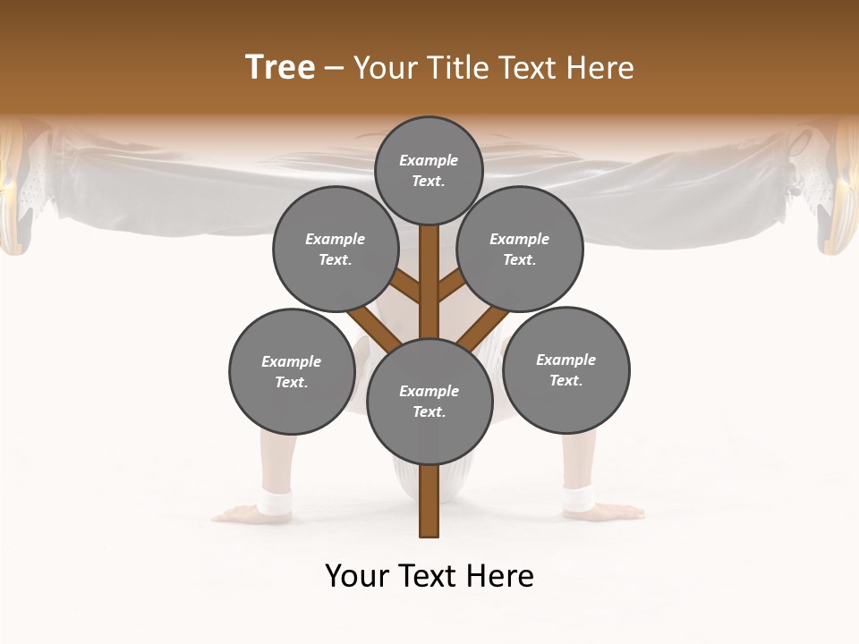 Dancer Hip Balance PowerPoint Template