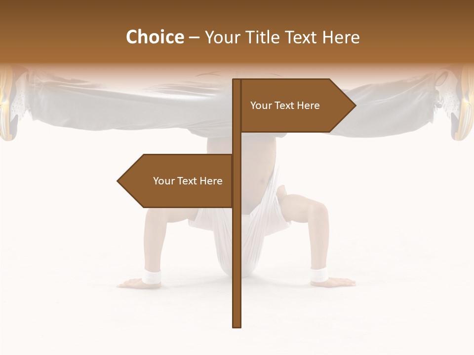 Dancer Hip Balance PowerPoint Template