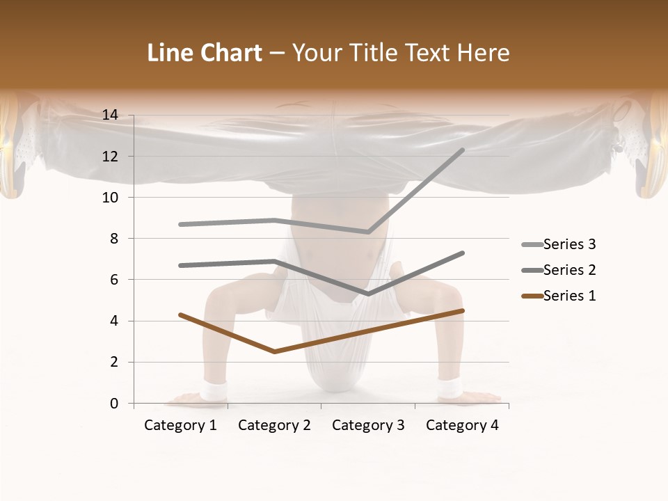 Dancer Hip Balance PowerPoint Template