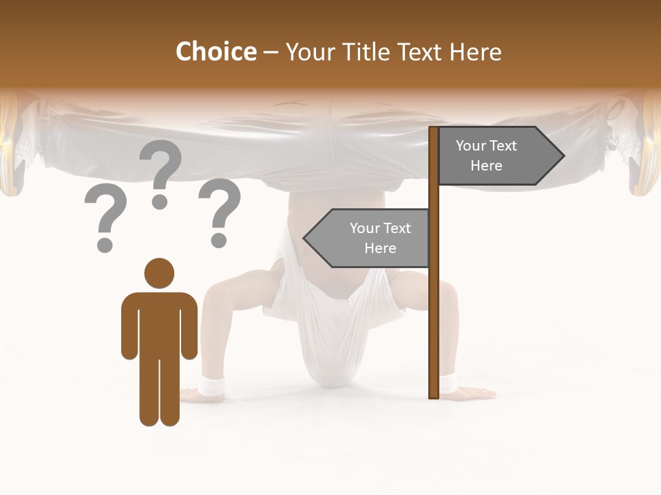 Dancer Hip Balance PowerPoint Template