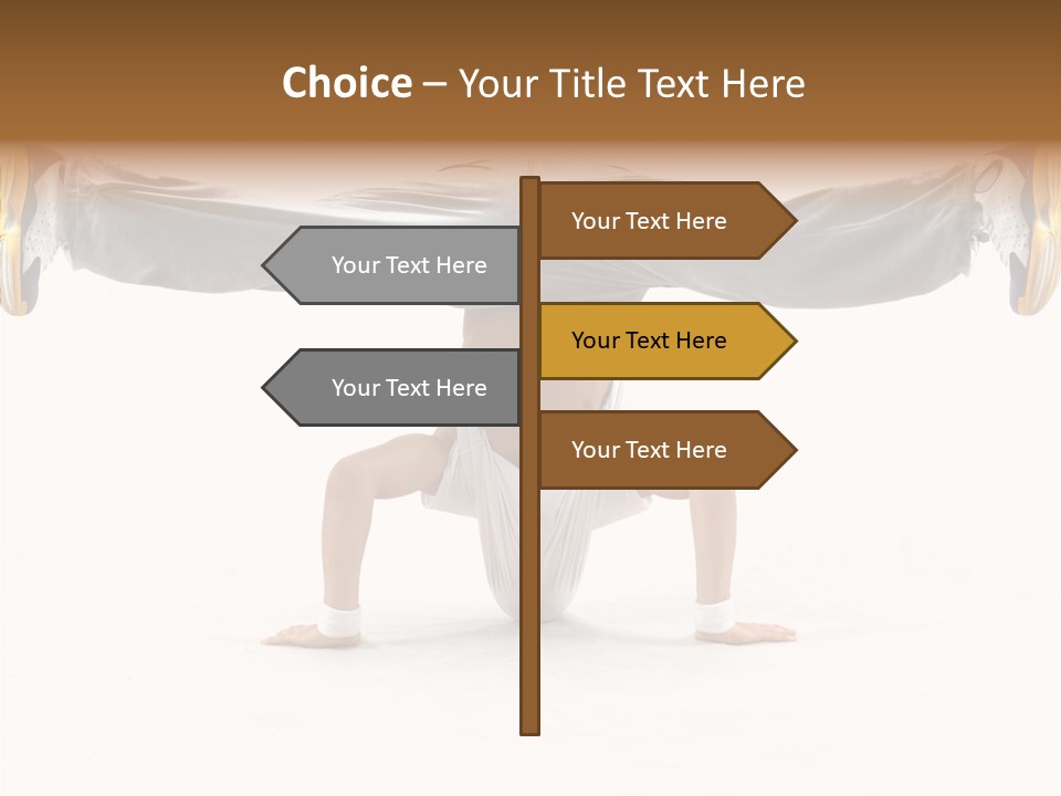 Dancer Hip Balance PowerPoint Template
