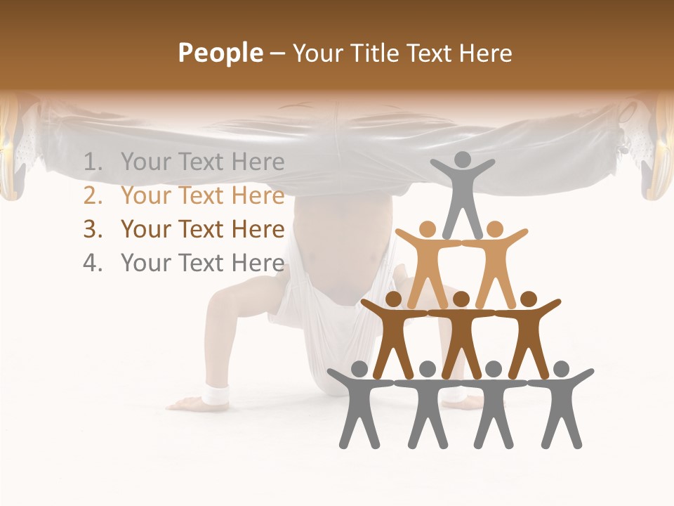 Dancer Hip Balance PowerPoint Template