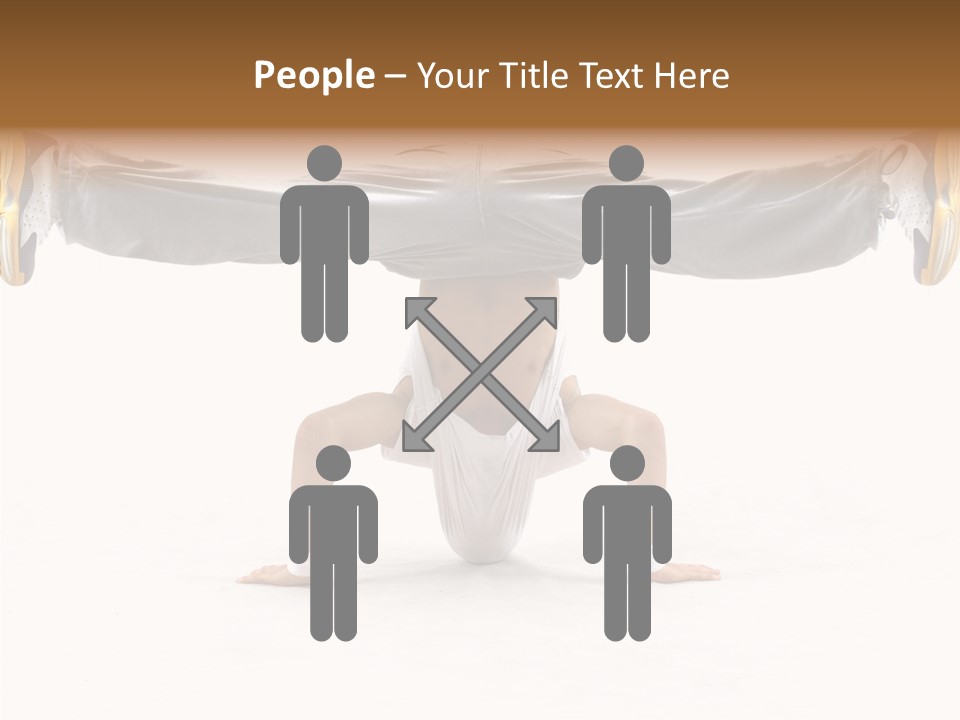 Dancer Hip Balance PowerPoint Template