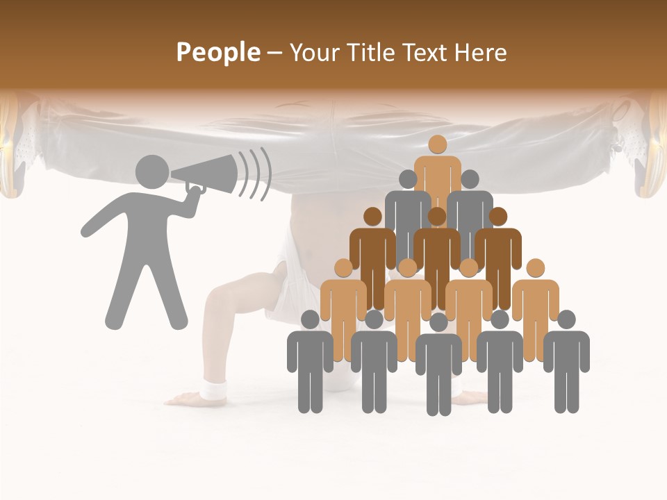 Dancer Hip Balance PowerPoint Template