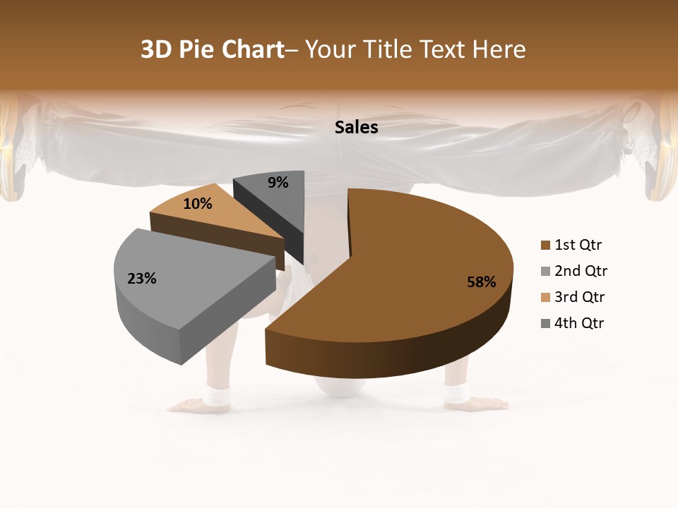 Dancer Hip Balance PowerPoint Template