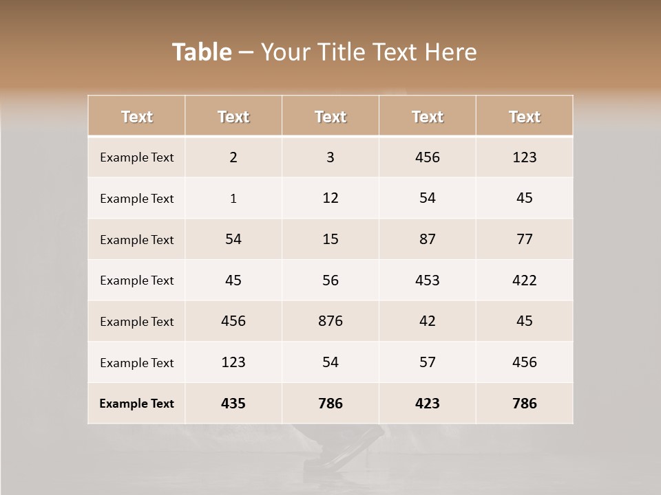 Table Happy Together PowerPoint Template