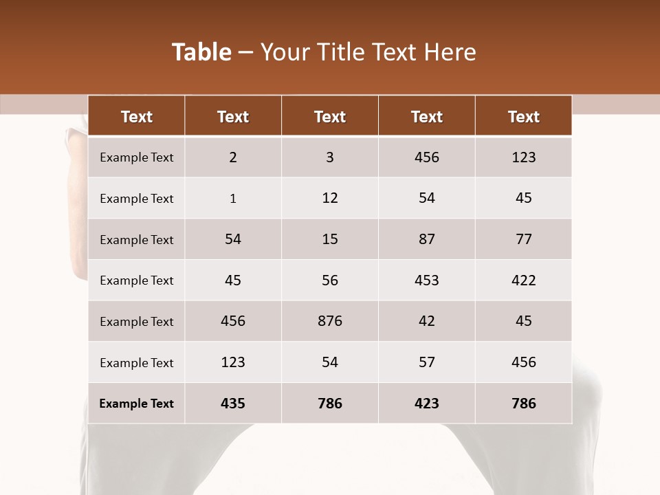 Beat Break Exercise PowerPoint Template