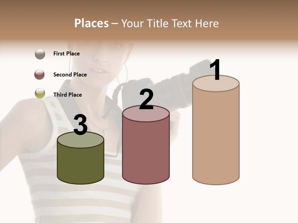 Clean Isolated Face PowerPoint Template