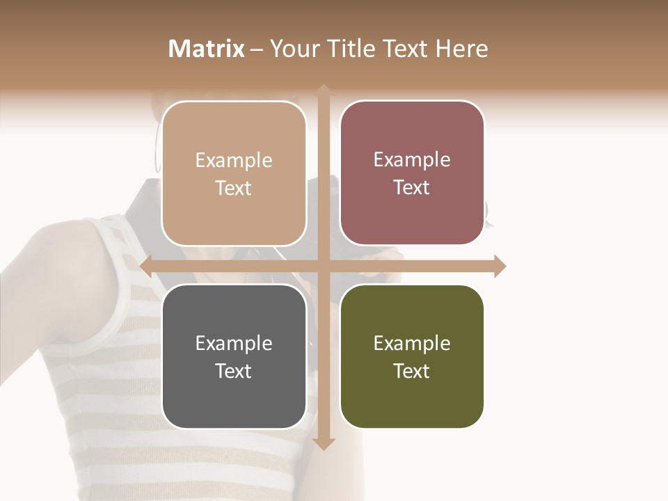 Clean Isolated Face PowerPoint Template