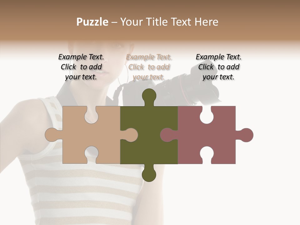 Clean Isolated Face PowerPoint Template