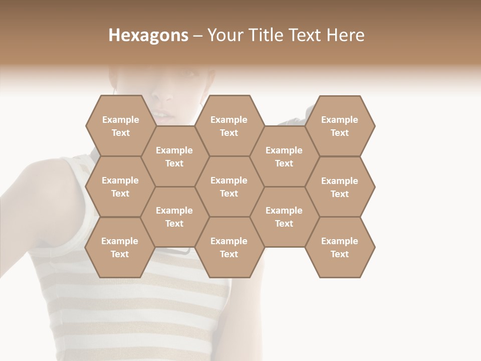 Clean Isolated Face PowerPoint Template