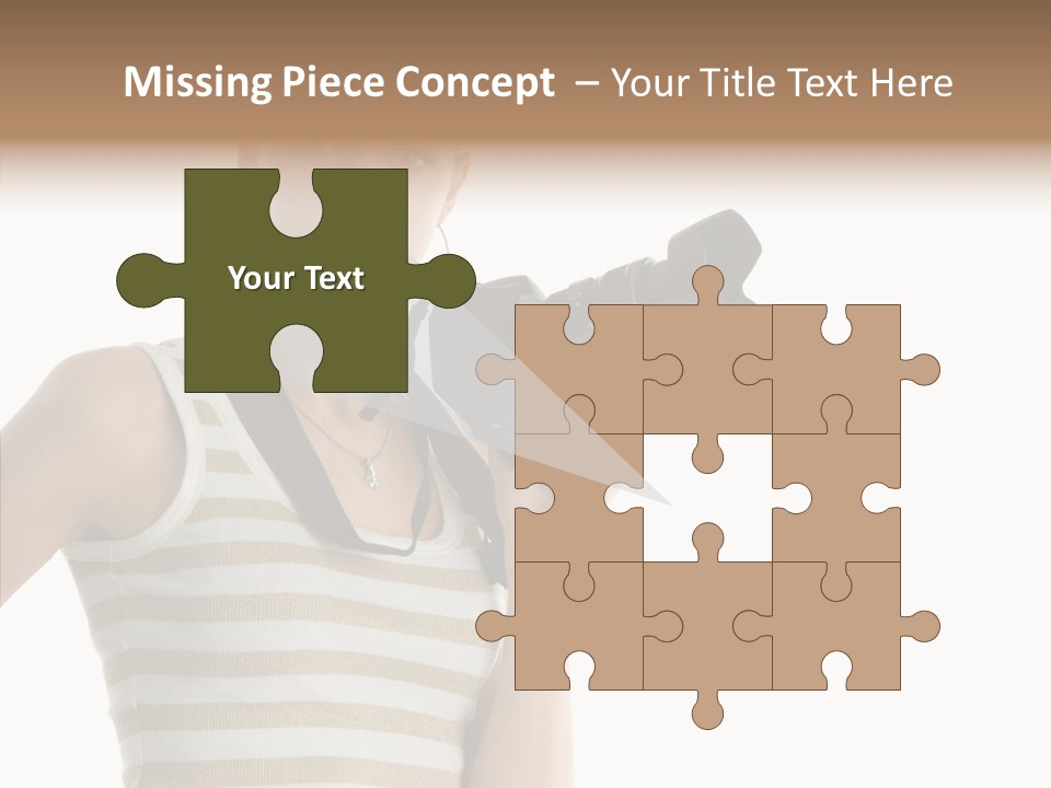 Clean Isolated Face PowerPoint Template