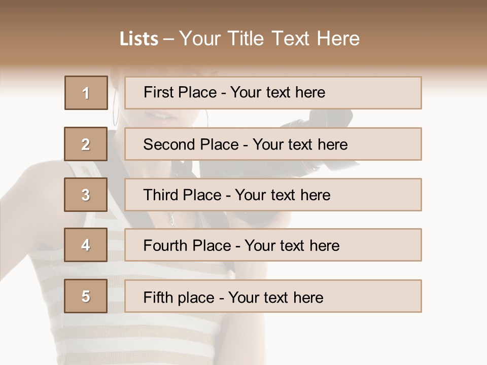 Clean Isolated Face PowerPoint Template