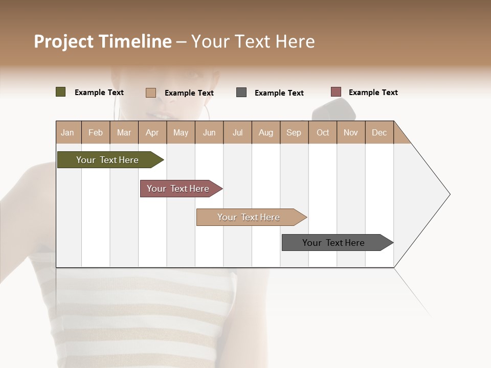 Clean Isolated Face PowerPoint Template