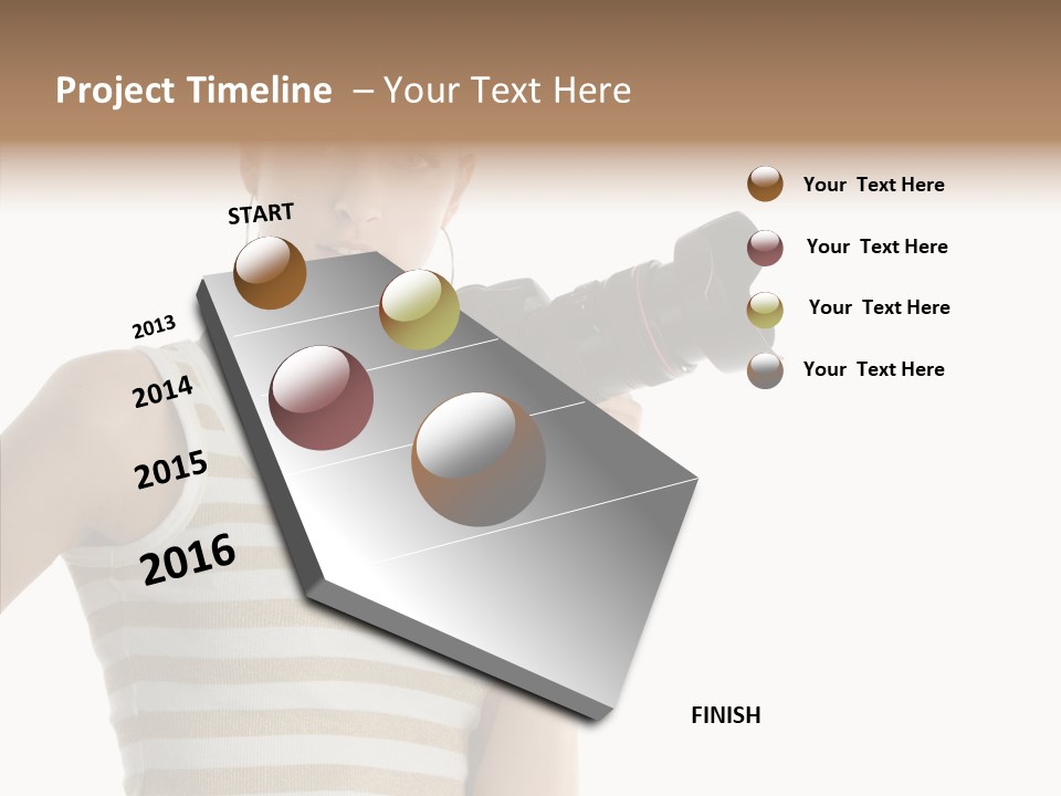 Clean Isolated Face PowerPoint Template