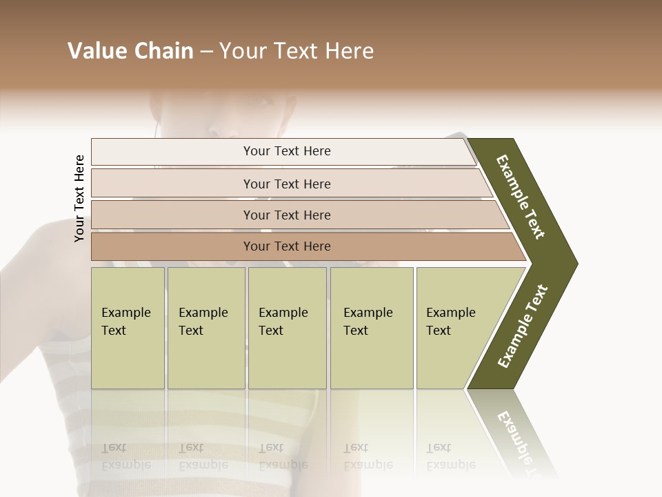 Clean Isolated Face PowerPoint Template
