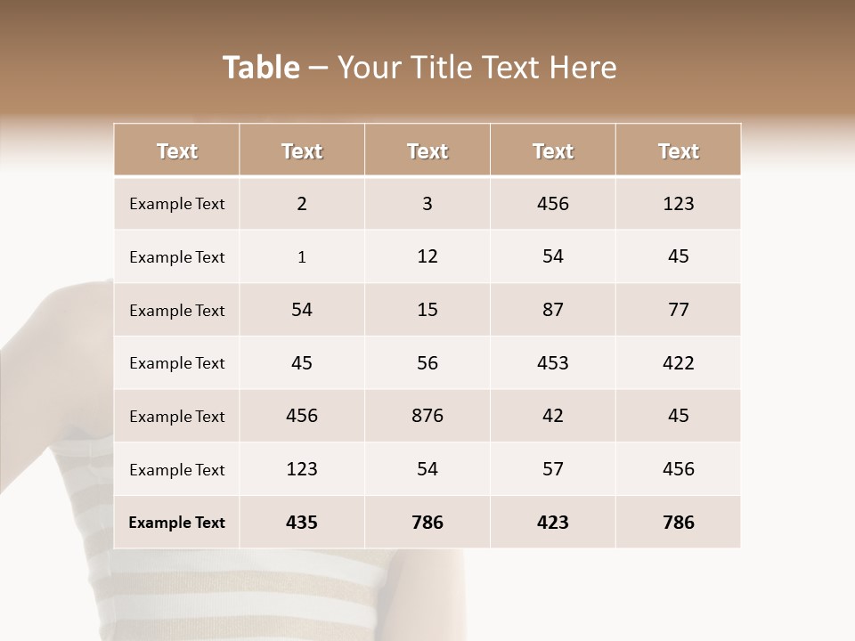 Clean Isolated Face PowerPoint Template