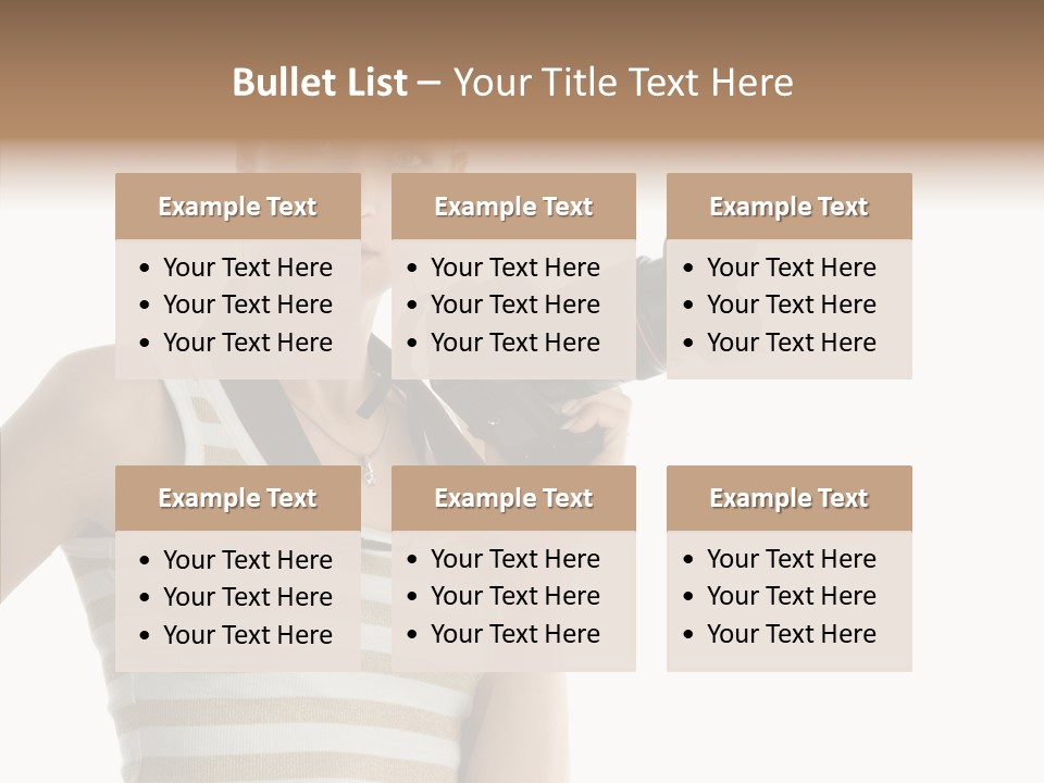 Clean Isolated Face PowerPoint Template