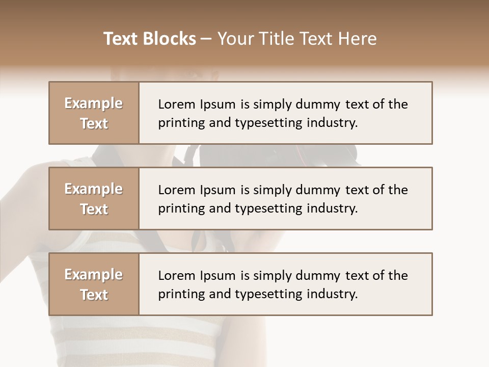 Clean Isolated Face PowerPoint Template
