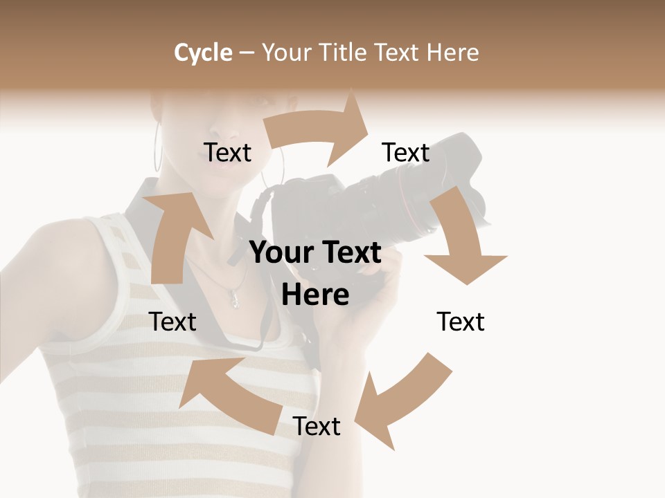 Clean Isolated Face PowerPoint Template