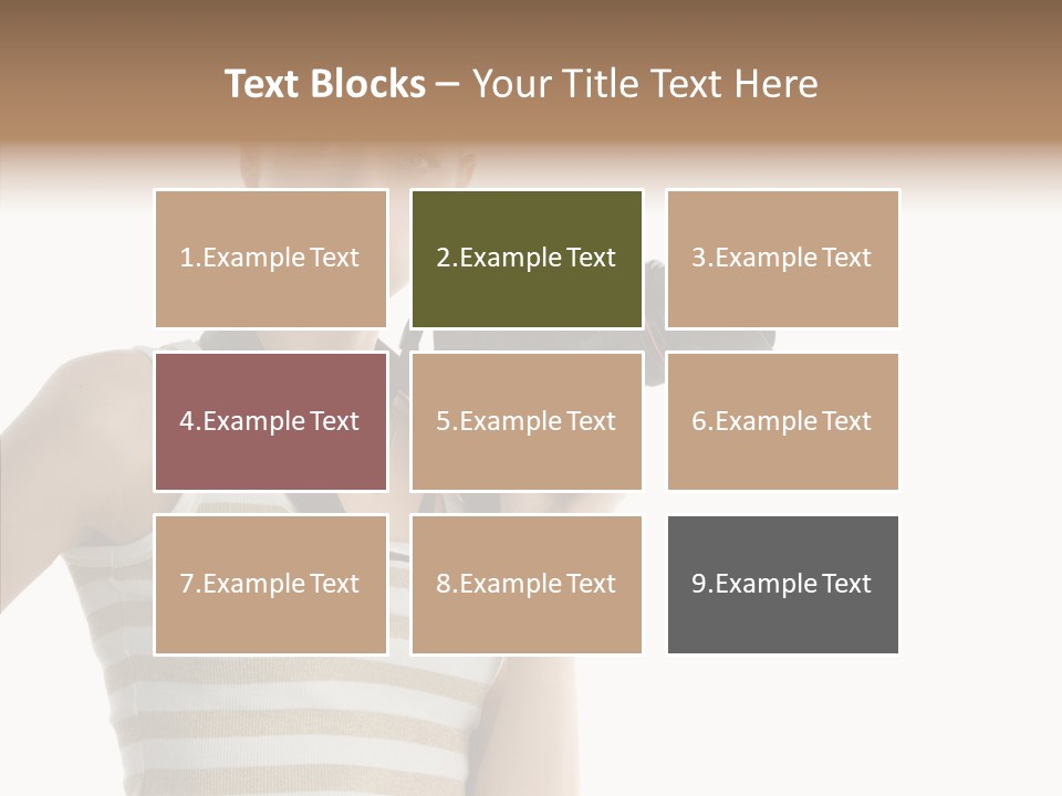 Clean Isolated Face PowerPoint Template
