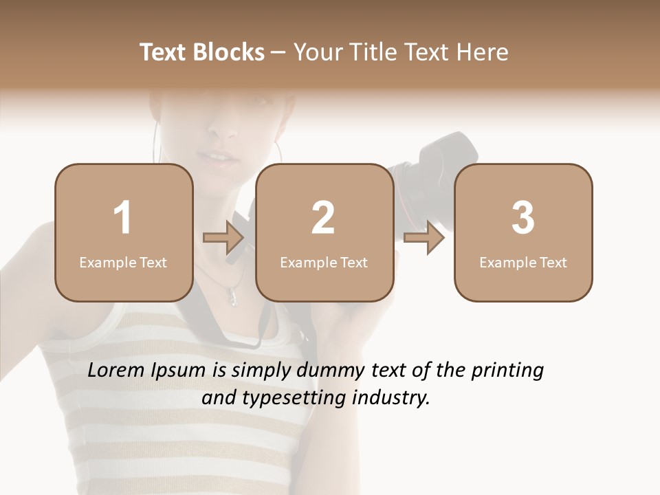 Clean Isolated Face PowerPoint Template
